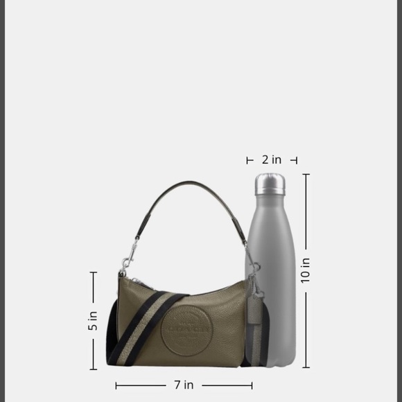 New with tags dempsey shoulder bag with patch - Picture 4 of 4